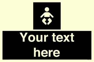 Custom information: black panel baby change